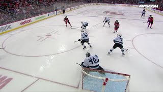 Nico Hischier scores a powerplay goal against the Utah Hockey Club [upl. by Lachance]