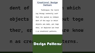 creational design patterns  design patterns  c [upl. by Abie]