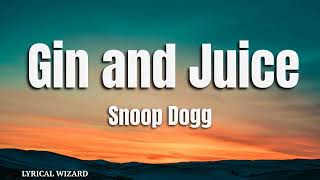 Snoop Doggy Dogg  Gin and Juice lyrics snoopdogg hiphop [upl. by Calendra]