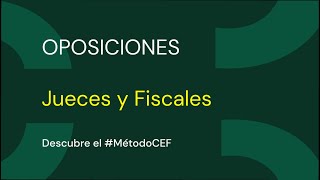 Entrevista CEF Oposiciones  Jueces y Fiscales [upl. by Debbee283]