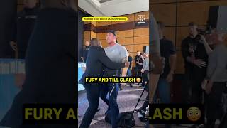 Tommy Fury and Darren till clash at Press conference [upl. by Laud]