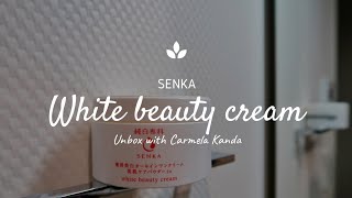 White beauty cream by SENKA SHISEIDO [upl. by Lothario]