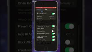 iphone tricks Safari security setting [upl. by Arrakat]