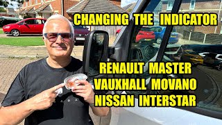 Indicator Unit and Bulb Replacement on a Renault Master Movano and Interstar [upl. by Anilet]