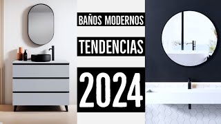 30 BAÑOS PEQUEÑOS MODERNOS 2024  DECORACIÓN DE INTERIORES  IDEAS Y DISEÑOS [upl. by Spence]