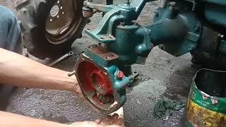 KUBOTA B1600 LampR front axle how to replace oil seal [upl. by Enilhtak621]