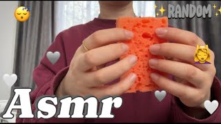 Asmr🤍 random triggers 😴 asmr tappingtriggers relax relaxing [upl. by Eylloh]