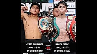 JESSE quotBAMquot RODRIGUEZ vs NAOYA INOUE Will they fight and if so when [upl. by Horatia]