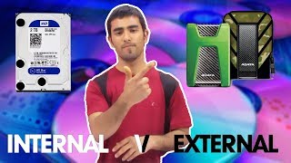 Internal vs External Hard Drive  Explained Hindi [upl. by Naxela405]