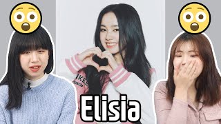 Korean React to Elisia  This Filipina was born to be an idol definitely 🧐 [upl. by Toole]