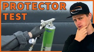 Mipa Protector mit unterschiedlichen UBS Lackierpistolen lackieren  TEST  LACKSTORE [upl. by Niddala165]