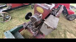 Dishpan Fairbanks Morse engine ticking away at the Ancaster Fall Fair [upl. by Utir]