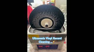 Ultrasonic Vinyl Record cleaning …⚡️ [upl. by Ileak322]