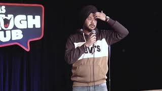 Parvinders take on Delhi Wale Punjabi Stand Up Comedy Canvas Laugh Club [upl. by Rutherfurd]