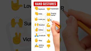 Hand Gestures handgestures english shorts [upl. by Stiles771]