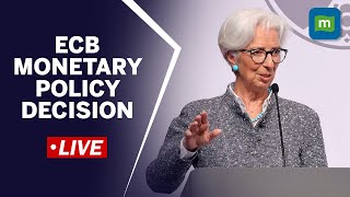 Live European Central Bank On Key Interest Rate Decision  Christine Lagarde Press Conference [upl. by Caril]