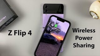 How To Enable Wireless Power Sharing On Samsung Galaxy Z Flip4 [upl. by Drawe]
