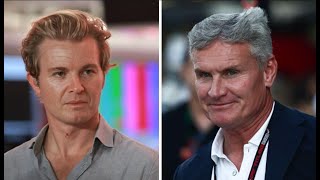 David Coulthard and Nico Rosberg had fiery airport row that left Max Verstappen speechless [upl. by Ewall]