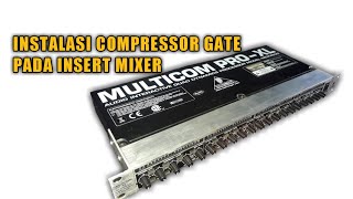 Instalasi compressor limiter pada insert mixer [upl. by Eldnar621]