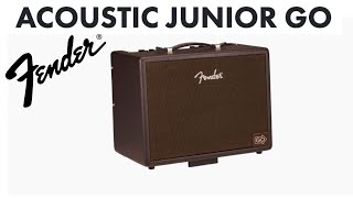 Recensione del FENDER JUNIOR GO amplificatore combo per acustica e voce [upl. by Kathe]