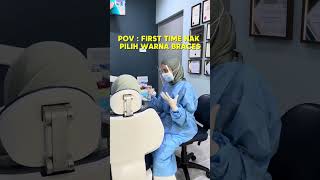 POV first time pakai braces [upl. by Nohsid838]