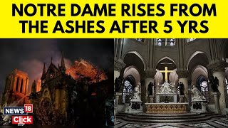 NotreDame Cathedral To Reopen After Five Years Of Restoration  Notre Dame Cathedral  N18G [upl. by Dilks]