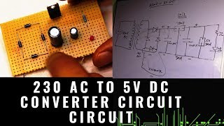 230v AC to 5V DC power supply  with complete circuit detail [upl. by Lona]