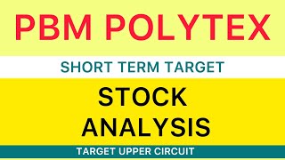 PBM POLYTEX LTD SHARE ANALYSIS TARGET🔰LATEST NEWS UPDATE TARGET PBM POLYTEX🛑HIGH RETURN STOCK [upl. by Megdal]