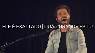 MATHEUS RIZZO  Ele É Exaltado  Quão Grande És Tu LIVE [upl. by Elroy584]