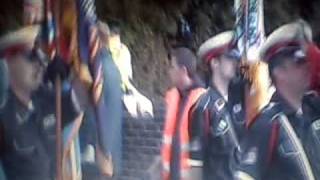 UVF band from Coleraine meet protest in Rasharkin [upl. by Micro]