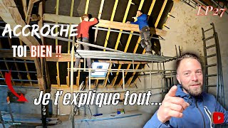 Technique efficace pour créer ton ossature de rampant TUTO explication EP27 [upl. by Aicirtap]