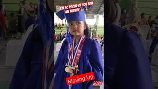 Moving Up Ceremony My Daughter Audrey 5th Honor amp Awards medal withhonors achievement baby [upl. by Nomrej650]