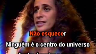 Maria Bethania  Brincar de viver  Karaoke [upl. by Einot]