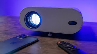 Best Value Projector GooDee GD500 1080p WiFi6 BT and Automatic Keystone Projector Review [upl. by Elleinahc]