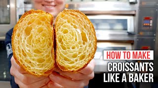 How to Make CROISSANTS Like a Pastry Chef [upl. by Enenej]