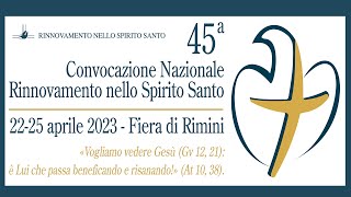 IN DIRETTA DA RIMINI S MESSA DELLA VIGILIA A CONCLUSIONE DELLINIZIATIVA quotMURO DI FUOCOquot [upl. by Atteram]