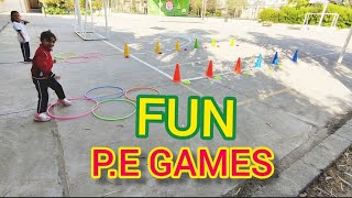 Easy physical education games  pe games for students  educaçãofisica  parkour games [upl. by Aisek]