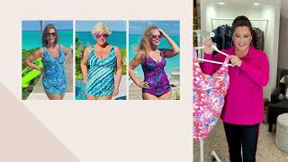 Kim Gravel x Swimsuits For All Sarong OnePiece on QVC [upl. by Trojan]