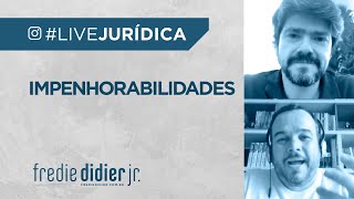 Impenhorabilidades LiveJurídica  FREDIE DIDIER JR [upl. by Fagen]