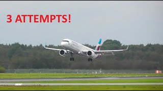 Eurowings Go Around TWICE at Hamburg Airport  10092024 [upl. by Viviyan717]