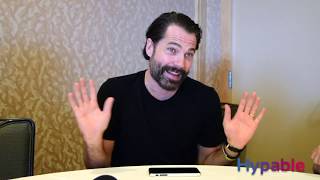 Wynonna Earp at SDCC 2018 Tim Rozon interview [upl. by Eipper]