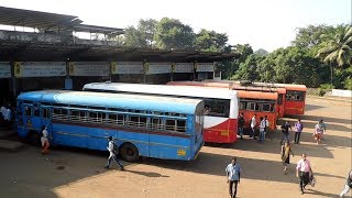 Kankavli ST depot Timelapse  Kankavli  Sindhudurg  MSRTC bus depot [upl. by Bobinette]