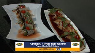 Sashimi Duo Kampachi Amberjack White Tuna Escolar [upl. by Ecadnac251]