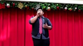 Josh Groban Believe Cover By Bryson OmalzaMoralez [upl. by Saunderson]