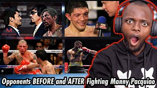 Unbelievable KnockOut  Opponents BEFORE and AFTER Fighting Manny Pacquiao  REACTION [upl. by Cand]