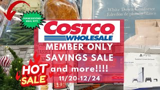 Costco MemberOnly Savings Sale AND MORE NovemberDecember Deals You Can’t Miss Lets Save More [upl. by Lahcym]