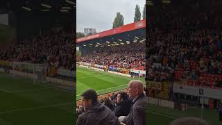 The Wrexham fans sung from start to finish football [upl. by Aleahc]