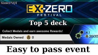 TOP 5 DECK FOR Extra Zero Festival  Easy to pass event  YuGiOh Master Duel  MasterNQT [upl. by Niras]