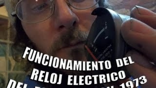 Funcionamiento del reloj eléctrico de temperatura ford falcon original [upl. by Esekram]