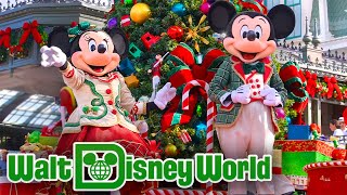 Mickeys Once Upon a Christmastime Parade 2024  Christmas Parade at Walt Disney World 4K POV [upl. by Naryt785]